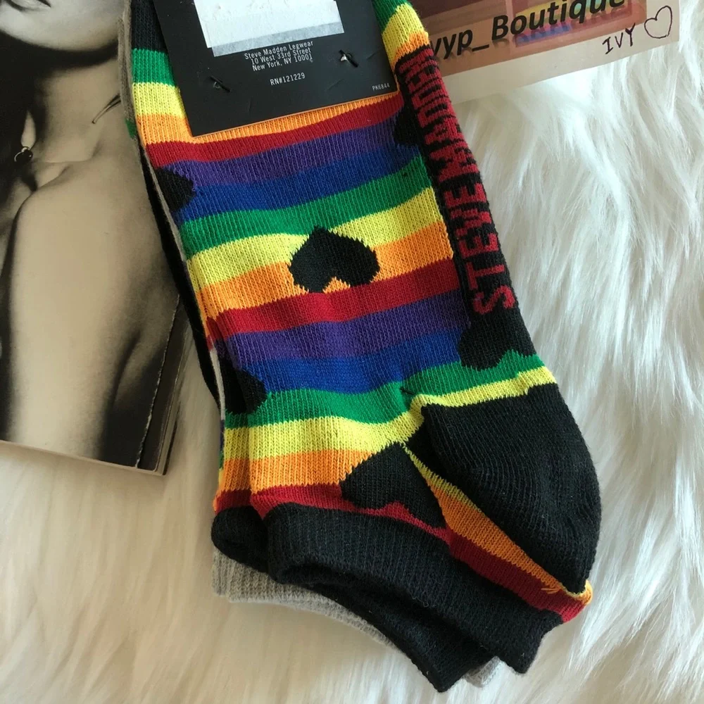 Steve Madden 6 Pairs Low Cut Socks